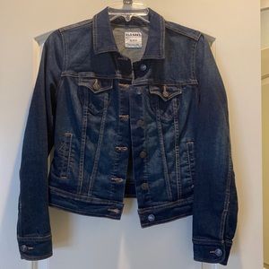 Denim jean jacket. Worn once. Old navy. Size XS.